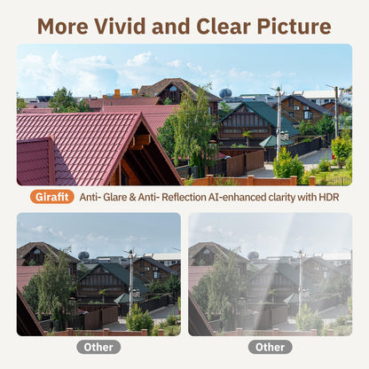 4K Indoor WiFi Security Camera with AI Detection & Color Night Vision