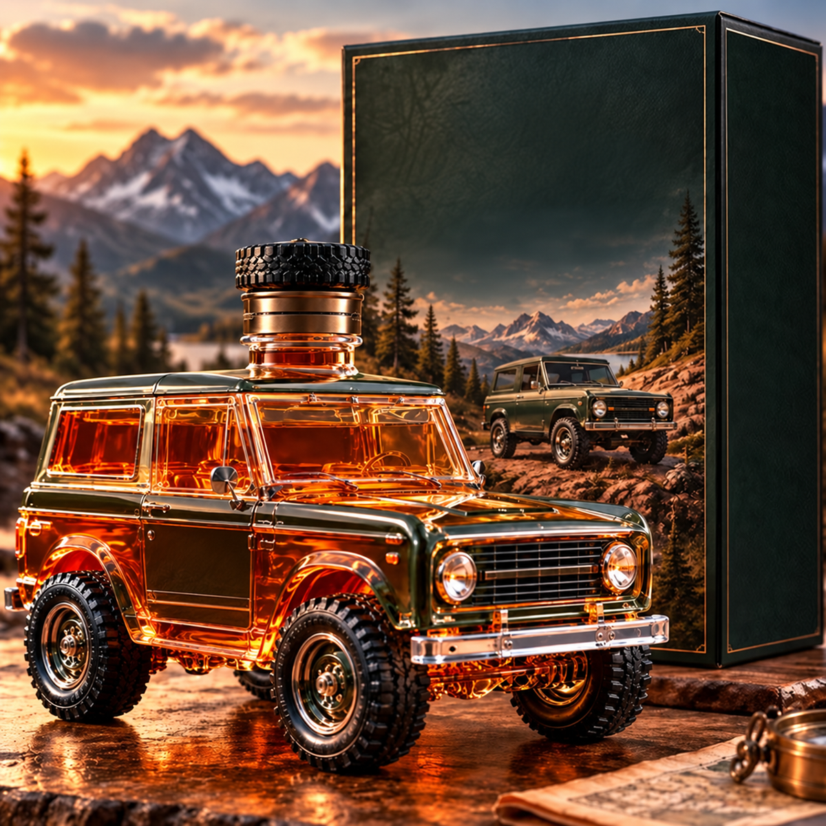 F B 60th Anniversary Whiskey Decanter