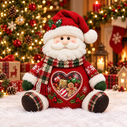 💯🎅 Refillable Christmas Figurine Treat Holder