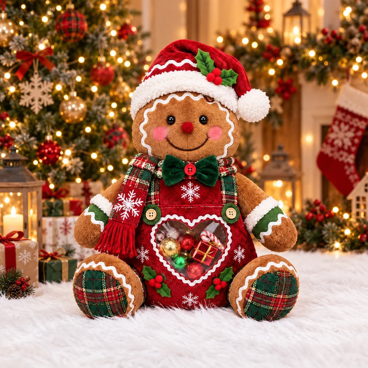 💯🎅 Refillable Christmas Figurine Treat Holder