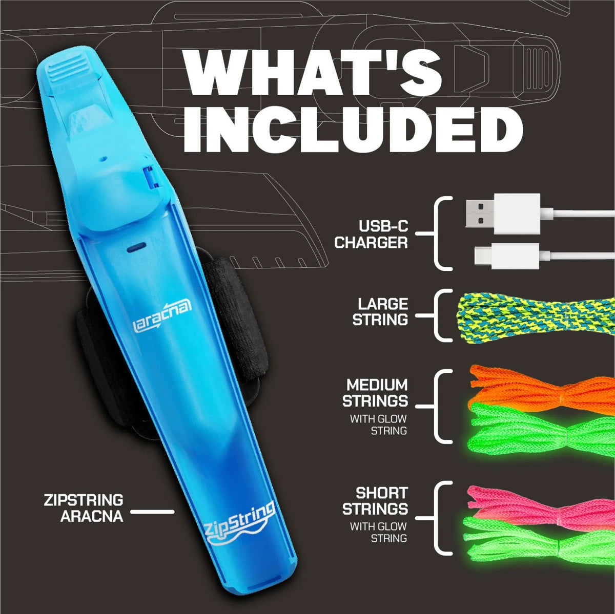 🕸️ Rechargeable Wrist String Launcher – Superhero-Style Action Toy