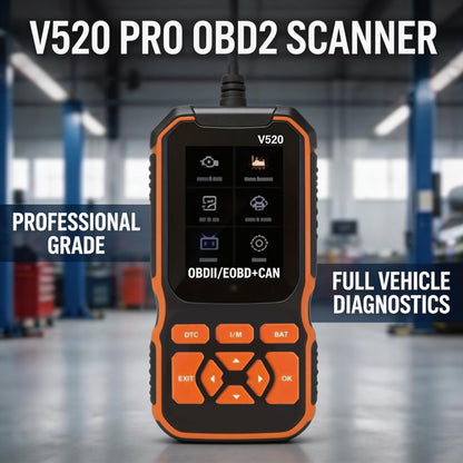 OBD2 Scanner Live Data Professional Mechanic OBDII Diagnostic Code Reader Tool For Check Engine Light Cloud Printing Daul UI Mode