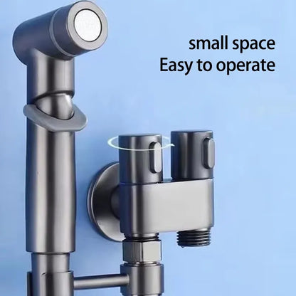 🔥 1-In-2-Handheld Out Dual Control Valve Bidet Sprayer for Toilet