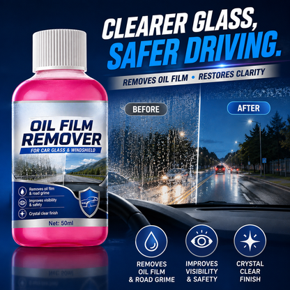 Car Glass Oil Film Remover Windshield Cleaner