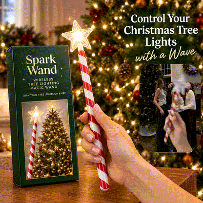 ✨ Wave Your Wand, Light Up Your Christmas Tree 🎄 Spark Wand