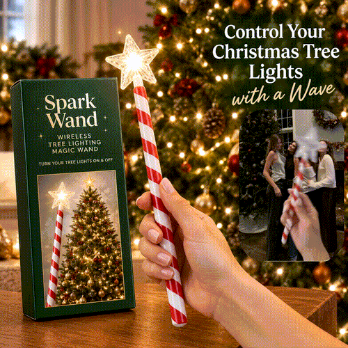 ✨ Wave Your Wand, Light Up Your Christmas Tree 🎄 Spark Wand