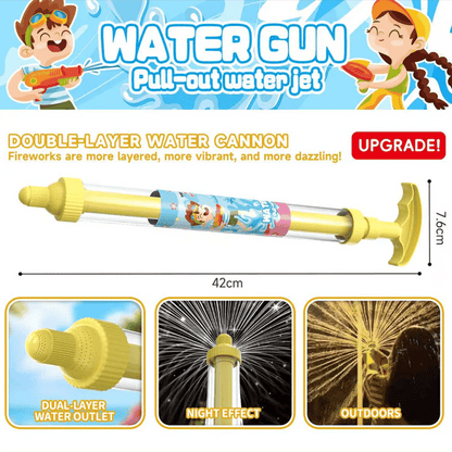 🌈 Bright rainbow LED water pistol | Summer fun that bursts into life as if by magic! ✨