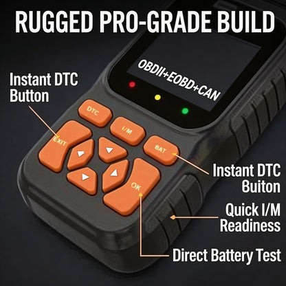 OBD2 Scanner Live Data Professional Mechanic OBDII Diagnostic Code Reader Tool For Check Engine Light Cloud Printing Daul UI Mode