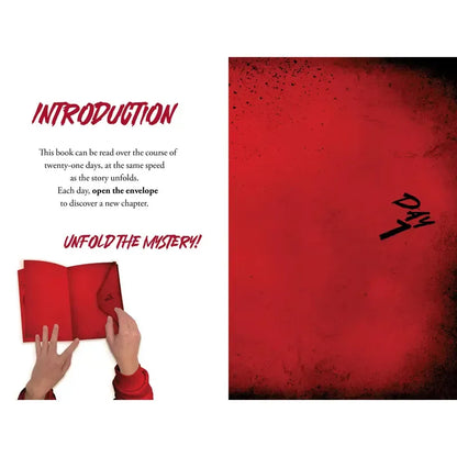 21 Days of Fear YA Thriller Paperback Book with Perforated Chapter Envelopes 📕