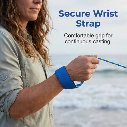 Easy-Throw Cast Net – Heavy-Duty Mesh, Rapid Sinking, Versatile 🌊