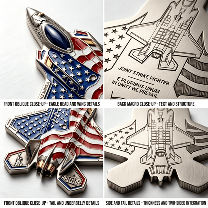 ✈️35  Fighter Alien Commemorative Coin🔥