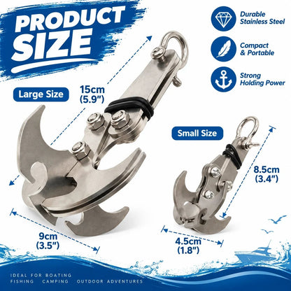 Heavy-Duty Multifunctional Outdoor Mountaineering Grappling Hook