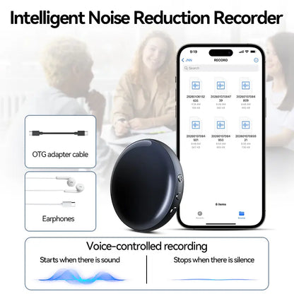 Ultra Magnetic Voice Recorder with HD Noise Reduction