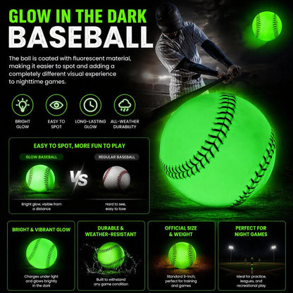 Glow-in-the-Dark LED Baseball