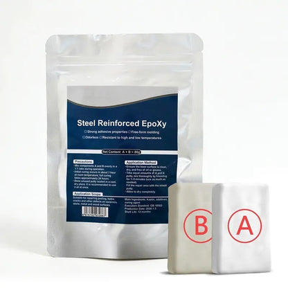 🔥HOT SALE🔥🔥Steel Reinforced Epoxy Putty – High Strength Waterproof Repair Clay for Metal, Wood, Plastic & Cracks