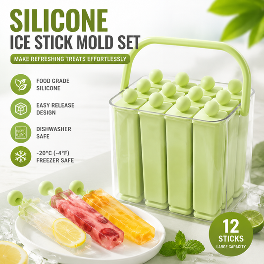 🔥HOT SALE 49%OFF🔥Silicone Ice Stick Tray with Storage Caddy