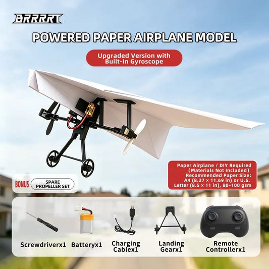 BRRRRT RC Paper Airplane Kit