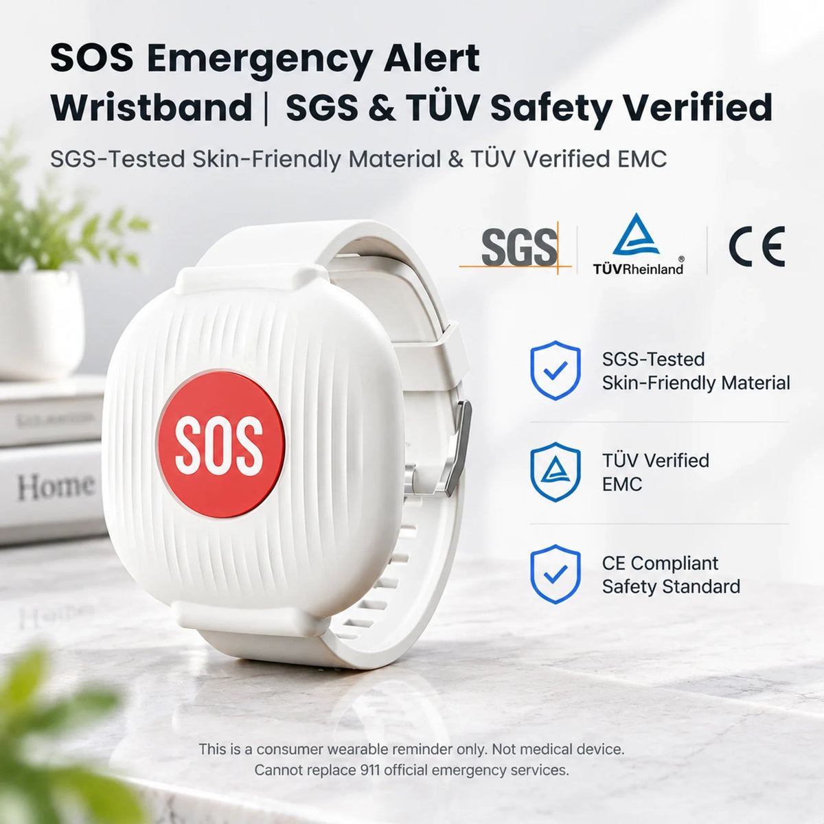 🔥🎁🔥🎁 Half-price offer: Safeguard the elderly—SOS emergency call wristband for seniors. 🆘