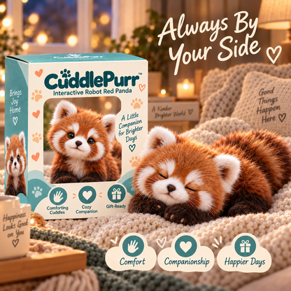 Realistic Red Panda Plush Toy – Adorable Fluffy Companion & Heartwarming Gift 🎁