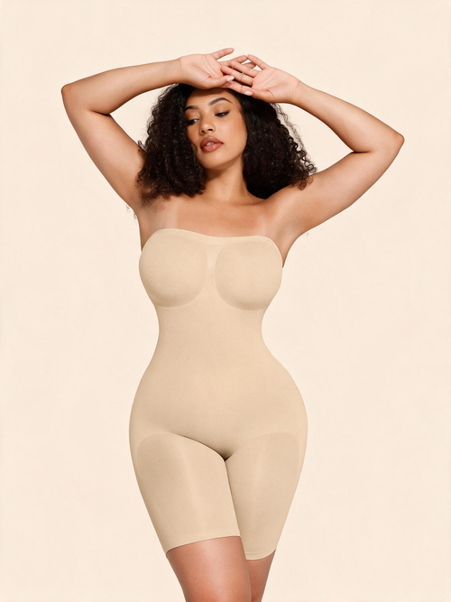 Strapless Sculpting Shapewear Bodysuit