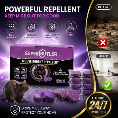 12-Pack Rodent Repellent Balls for Home Kitchen Effective Pest Control Solution