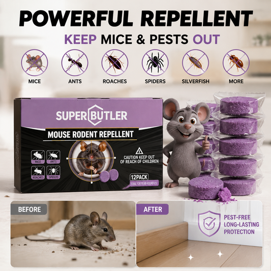 12-Pack Rodent Repellent Balls for Home Kitchen Effective Pest Control Solution