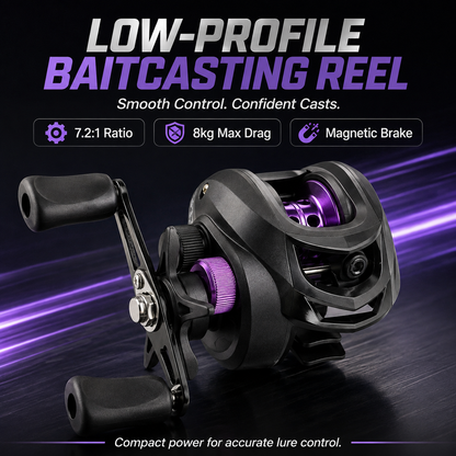 ✨Low-Profile Baitcasting Reel🎣