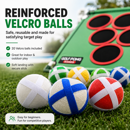 Golf Pong Game Set | Indoor & Outdoor Golf Beer Pong