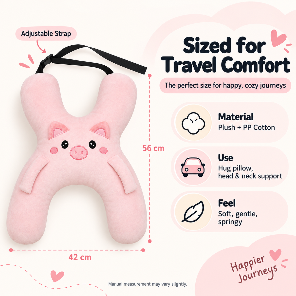 Handmade Kids' Travel Comfort Pillow