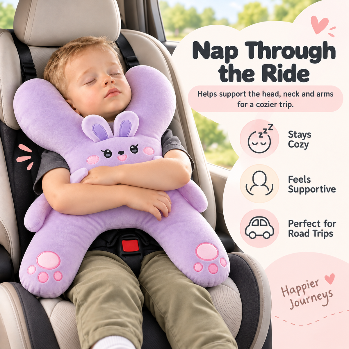 Handmade Kids' Travel Comfort Pillow