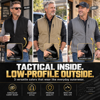 🦺 Premium Concealed Carry Vest ✨ Stay Ready & Keep Essentials Close