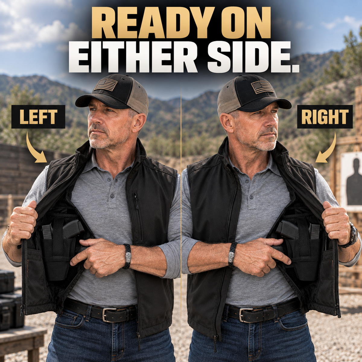🦺 Premium Concealed Carry Vest ✨ Stay Ready & Keep Essentials Close