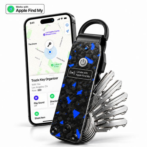 🔑 Find My Smart Key Organizer – Compact Trackable Key Holder