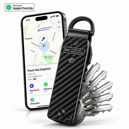 🔑 Find My Smart Key Organizer – Compact Trackable Key Holder