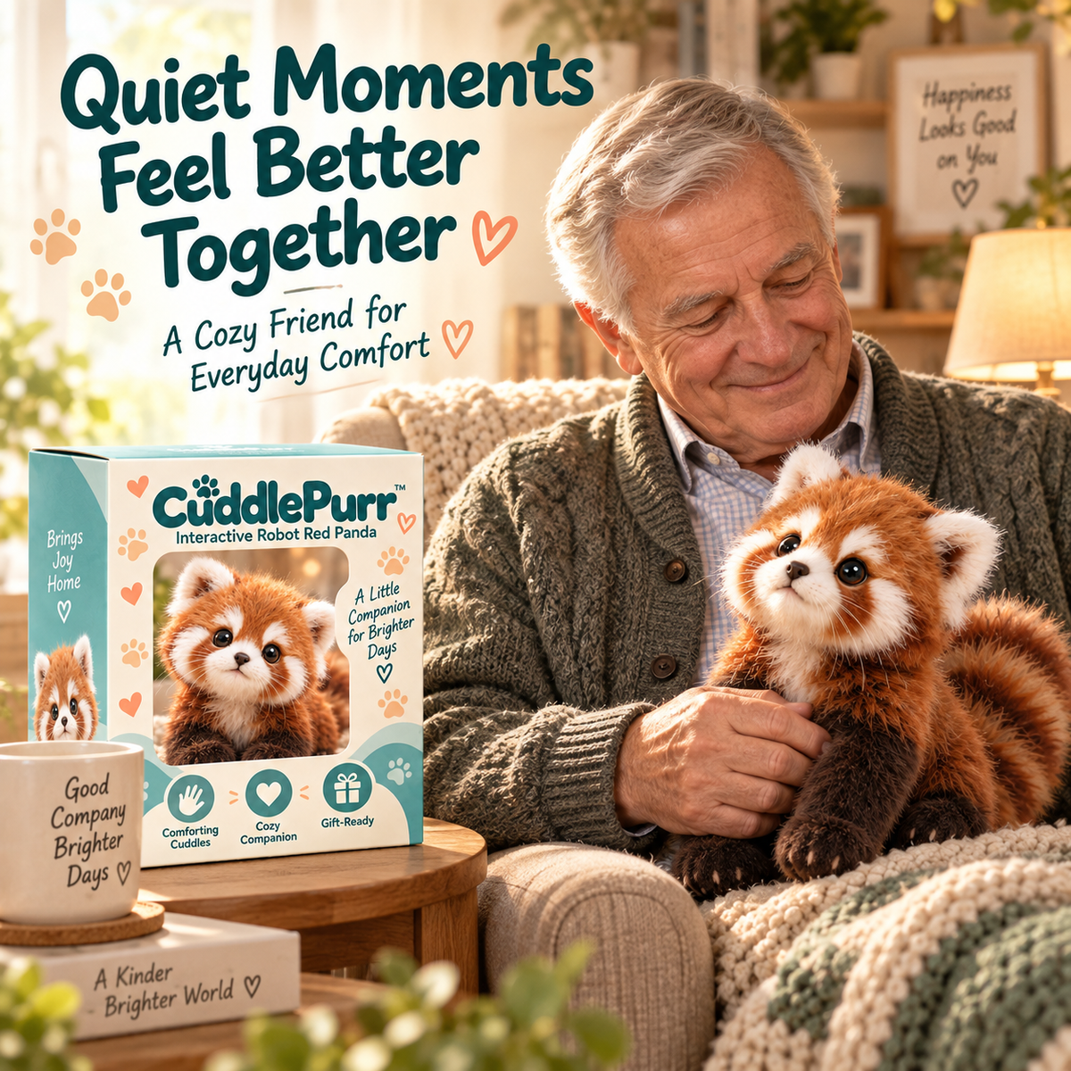 Realistic Red Panda Plush Toy – Adorable Fluffy Companion & Heartwarming Gift 🎁