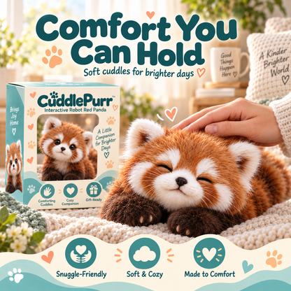 Realistic Red Panda Plush Toy – Adorable Fluffy Companion & Heartwarming Gift 🎁