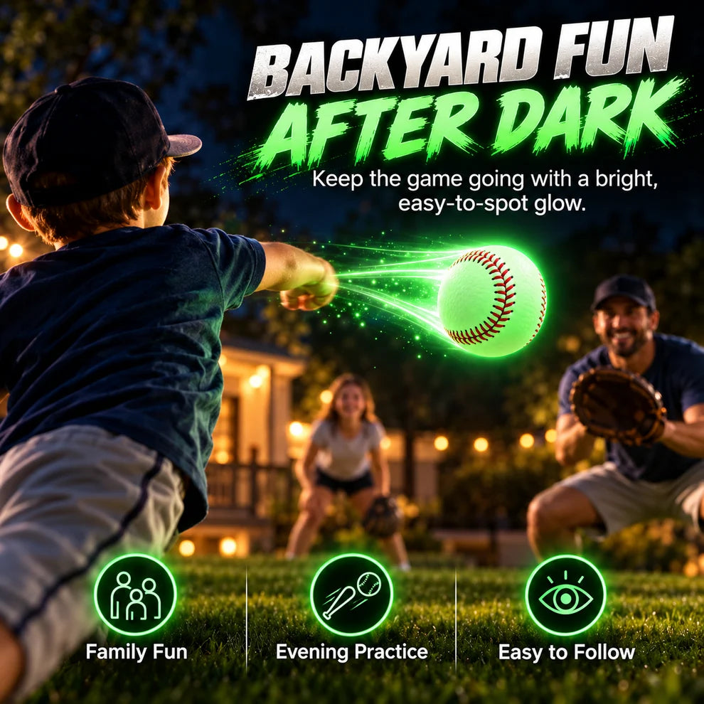 Glow-in-the-Dark LED Baseball