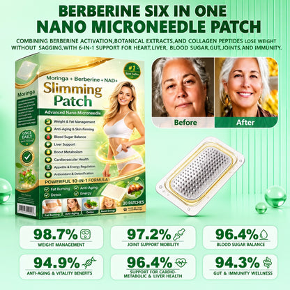 Berberine 6-in-1 Nano MicroneedlePatch with Science-BackedFormula
