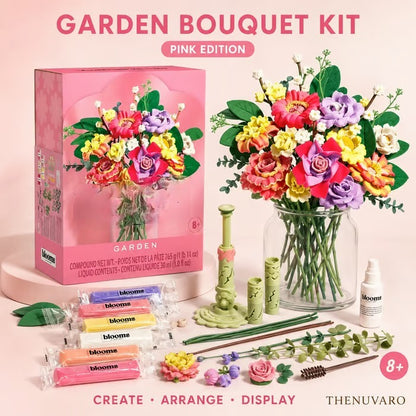 🌸 Complete DIY Flower Bouquet Craft Kit – Create, Arrange & Display Your Own Blooms