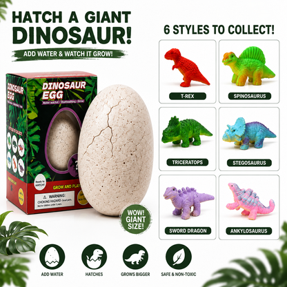 24 Pcs Large Hatching Dinosaur Eggs Easter Party Favors