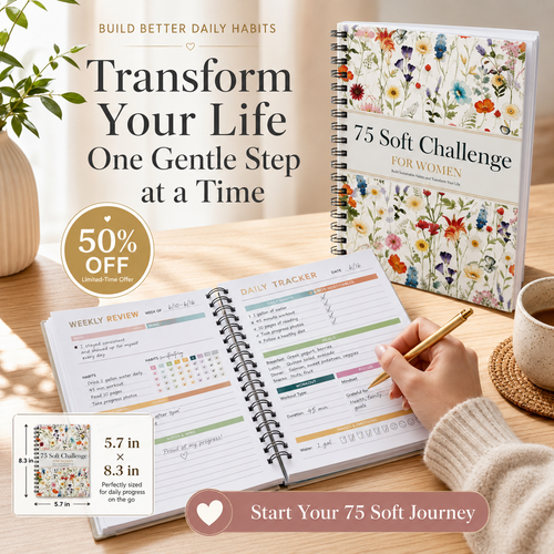 The Soft Discipline Journal – 75 Days to Become Who You're Trying to Be
