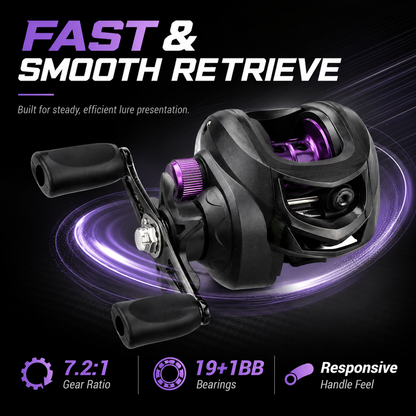 ✨Low-Profile Baitcasting Reel🎣