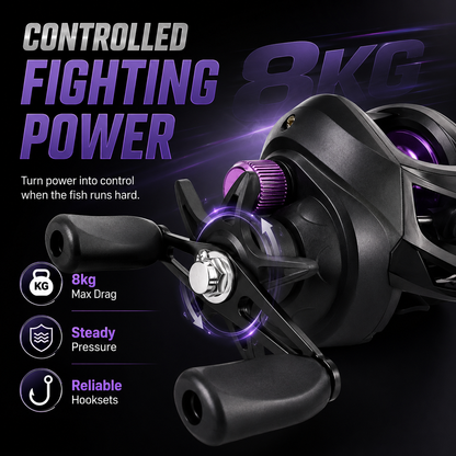 ✨Low-Profile Baitcasting Reel🎣