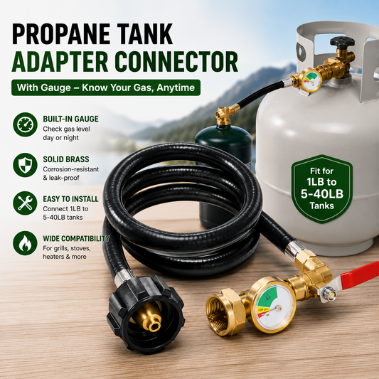 🔥🎁🔥36 Inch Propane Gas Tank Adapter Connector