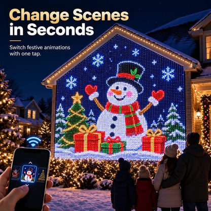 AI DIY LED Pixel String Lights – App-Controlled Custom Light Display