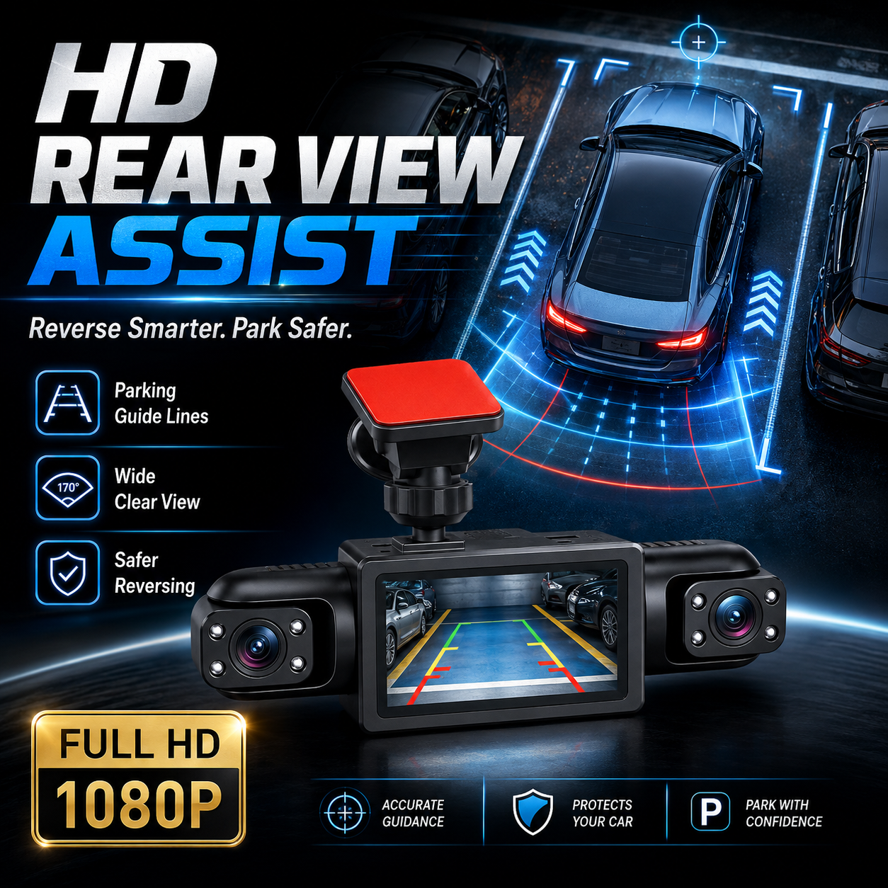 🎁LAST DAY 49% OFF🔥Full View Car Dashcam System