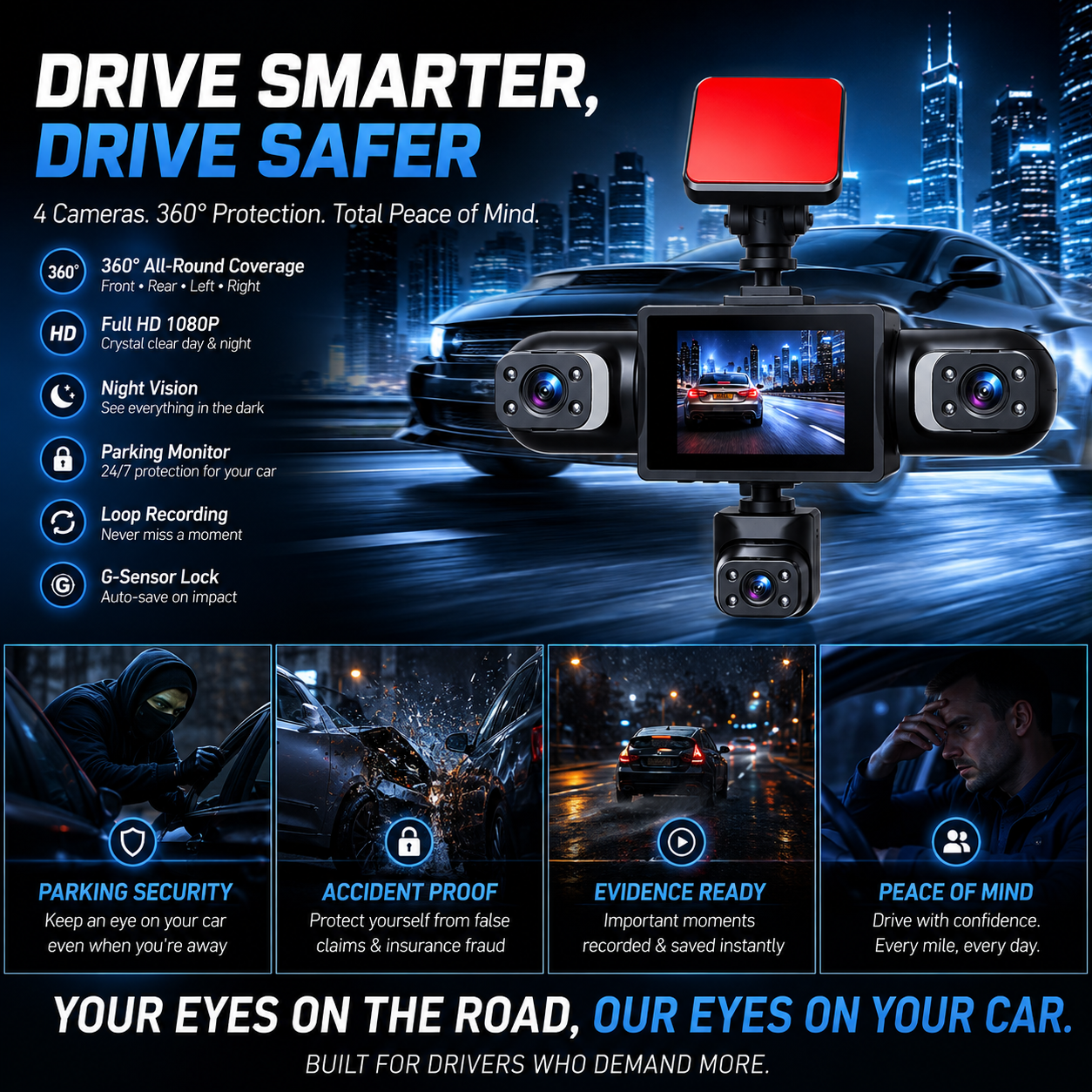 🎁LAST DAY 49% OFF🔥Full View Car Dashcam System