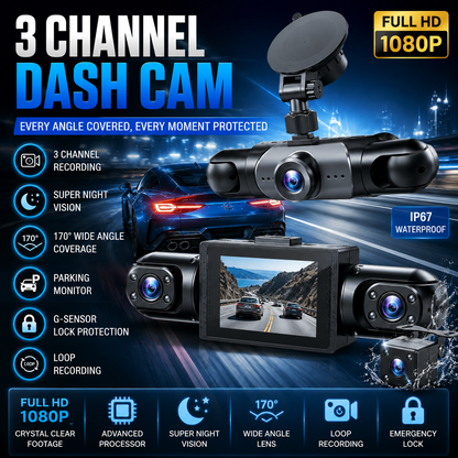 🎁LAST DAY 49% OFF🔥Full View Car Dashcam System