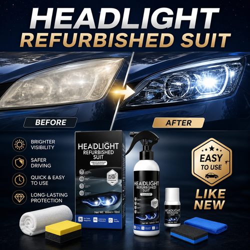 🚗 Automotive Headlamp Restoration Fluid Oxidized