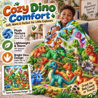 Cute Plush 3D Children's Throw Blanket